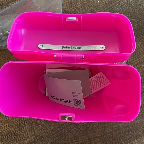 New Palm Angels Pink Padlock Mini Bag - Picture 9 of 9